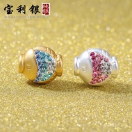 Sterling Silver String Rhinestone Jewelry Hard Austrian Silverfish Transfer Bead Accessories Braided