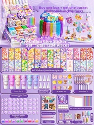 Luxury DIY Gugu Card Kit for Girls Kids Sticker Set