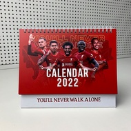 [Calendar Tapestry] [ins Nordic Style] 2022 Liverpool Player Signature Desk Calendar Annual Calendar