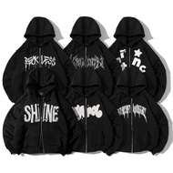 "VOLUME 2" ZIPPER HOODIE BOXY DISTRO MEN'S ZIPPER HOODIE BOXY/