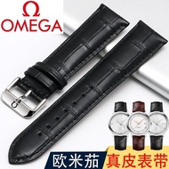 【Watch strap accessories】 Omega Watch Strap For Men And Women Omega OMG Butterfly Seamaster Speedmaster Steel Pin Buckle Bracelet 20mm