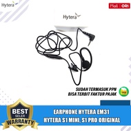 HYTERA EM 31 Earphone Hytera S1 Mini S1 Pro Earset Hytera Em31 Jack 3.5mm Earphone Original