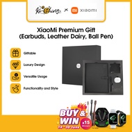 Xiaomi Earbuds Air 3 SE MI Ball Pen MI Leather Diary Premium Box Bussiness Hadiah Set