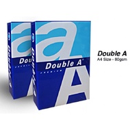 Combo 2 ream Printing paper A4 Double A DL 80 gsm Thailand