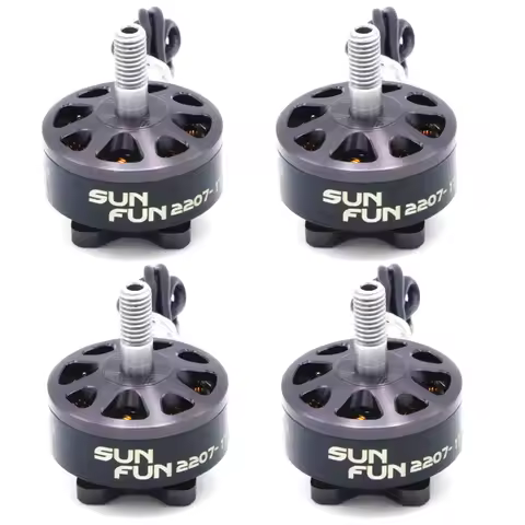 4PCS SUN FUN 2207 1750KV 2450KV 2750KV CW Thread FPV Racing Brushless Motor For RC Drone Quadcopter