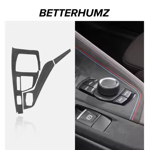 For BMW X1 F48 X2 F39 Made of Alcantara Center Console Gear Shift Knob Panel Trim Performance Sticke