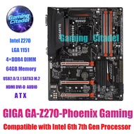 Used GIGABYTE GA-Z270-Phoenix Gaming DDR4 MATX Motherboard LGA 1151 Compatible with Intel 6th 7th Ge