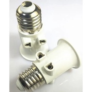 ABS Material E27 to EU Plug Adapter for E27 Bulbs E27 Socket Bulb Adapter E27 to EU Plug Lamp Holder