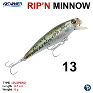 เหยื่อปลอม OWNER RIP’N MINNOW สำหรับตกปลา