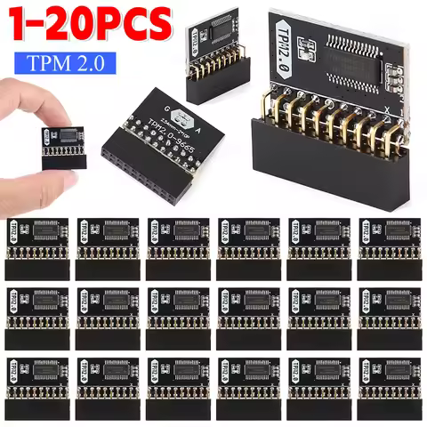 TPM 2.0-9665 Encryption Security Module Pitch LPC TPM GA 20-1 GC-TPM2.0 For ASUS Gigabyte Motherboar