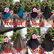 TUDUNG REFA HITAM (Size Xs- M)