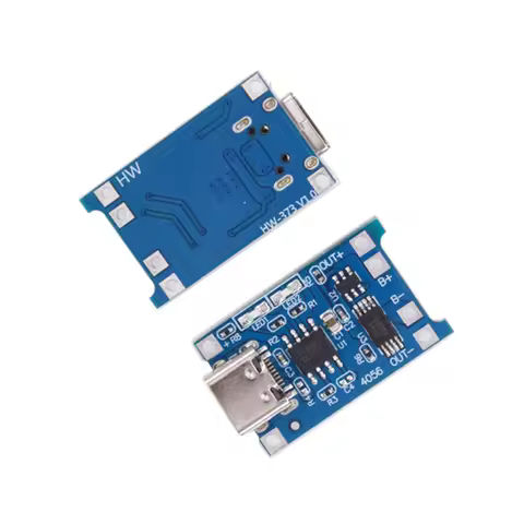 1~10PCS (TYPE-C) TP4056 1A Lithium Battery Charging Module New TYPE-C USB PORT PROTECTION 2-IN-1 HW-