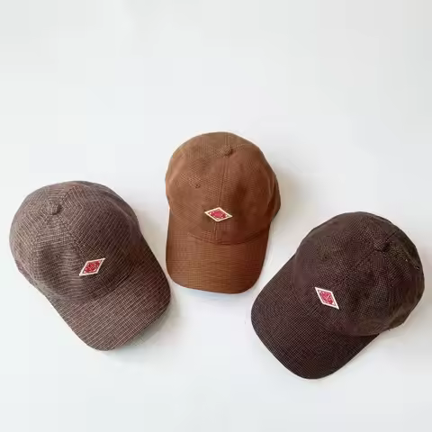 2026 DANTON Sun Hat Cotton Baseball Cap Men's and Women's Embroidered Soft-Top Baseball Caps Four-Se