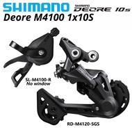 ♂♞▪SHIMANO DEORE M4100 Shifter Lever M4120 Rear Derailleur SHADOW RD-M4120 SGS 2x10/11 speed Mountain Bike exchange MTB