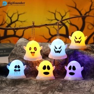DGF  Cute Ghost LED Night Light Candle Lamp Tabletop Decor for Kids Bedroom Party Ghost Figurine Orn