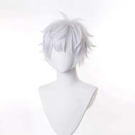 Wig Gojo Satoru Rambut Palsu Pria Putih Rambut Palsu Cowok Keren Rambut Palsu Anime Rambut Palsu War