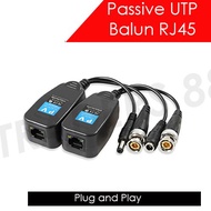 HD Video Balun Passive UTP Balun RJ45 Transceiver camera Supply Power For HD CVI HD TVI AHD Analog H