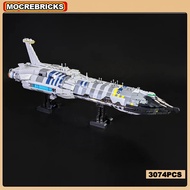 Space Movie UCS Series Stealth Hand Star Battleship Providence Lớp Dreadnought Mô hình khối Đồ chơi