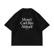 Fakelab Ts Oversize Money Cant Buy Attitude Black Black Tshirt/ T-Shirt/