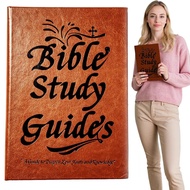 66-Page Bible Study Guide, Bible Study Guide Daily Devotional Journal, Year-Long Devotional with Dai