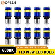 Oprah 10pcs T10 W5W LED Bulb 3014 3030 18SMD Parking Light Roof Light Signal Light 12V