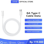 TOP vivo Original Type C Cable Data 6A- Fast-charging 6A, Fast Data Transmission, Official 6 Month G