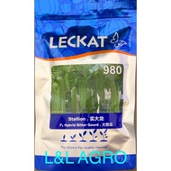 LECKAT 980 STALLION seeds biji benih F1 HYBRID BITTER GOURD 大苦瓜 100GM