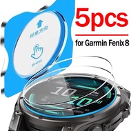 Easy Installation Tempered Glass for Garmin Fenix 8 43mm 47mm 51mm Screen Protector with Positioning