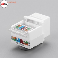 BS RJ45 Cat6 UTP Keystone Female Jack Connector Adapter Internet Network Lan Cable