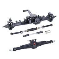 H10 CNC Aluminum Front Rear Straight Axle Set Complete Axles For 1/10 RC Crawler Car Vanquish H10 Op