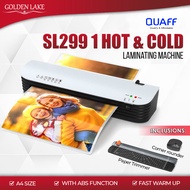 A4 Size Laminator Hot and Cold Laminating Machine SL299 A4 with Paper Cutter and Corner Trimmer