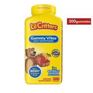 美國 L’il Critters 麗貴小熊糖兒童多種複合維生素軟糖300粒	027917027050