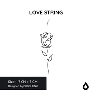 "Love String" CUDDLEINK Matte Ink Tattoo