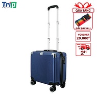 TẶNG DÂY ĐAI - Vali kéo TRIP Lux88 size 16inch xách tay máy bay nhựa PC/ABS - Bảo hành 5 năm - Hàng 