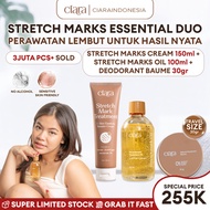 Ciara Stretch Mark Treatment & Skin Elasticity Booster Cream X Stretchmarks Treatment Oil X Deodoran