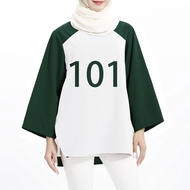 Muslim Long Sleeve Squid Game Role Play Costume Sweatshirt Tracksuit 067 456 Squid Gamer Muslim Trac