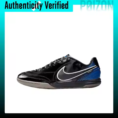 Nike Tiempo Streetgato Soccer Shoes Unisex Black Blue IR5918-010