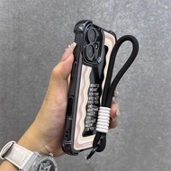 Luxury Plated Four Corners waves English for realme14 pro plus C20 C11 C15 C12 C25 7i C55 N55 C53 C3