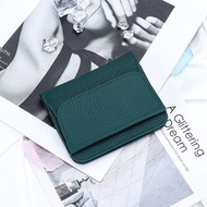 Royal Bagger phong cách Nhật Bản Ví ngắn cho thời trang nữ da bò thật Túi da Litchi Pattern Gấp Ví N