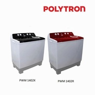 Polytron Mesin Cuci 2 Tabung 14 KG PWM 1402