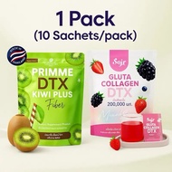 Morning Skin Detox + Drink Detox Kiwi/Gluta Collagen DTX