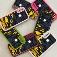 Yellow black bricks Case For OPPO A79 A3 PRO Realme C20 C11 C21Y C25Y A53 A33 A7 A12S A57 A77 A94 F1