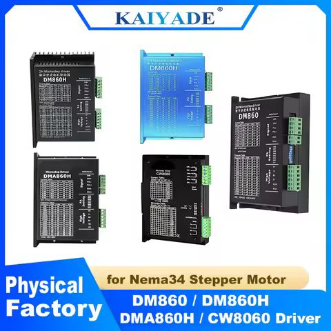DMA860H DM860H Microstep Driver High Torque 2-Phase 7.8A Stepper Motor Driver for Nema34 Compatible 
