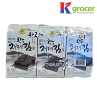Kgrocer Korean Premium Seasoned & Roasted Laver Seaweed 12PACKS * 4G【EXP NOV"25】