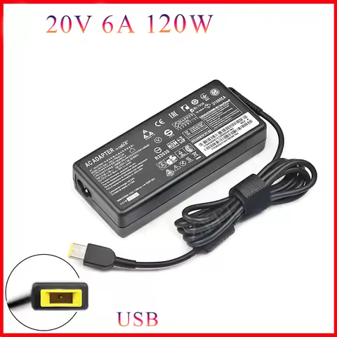 Brand New FOR Lenovo Notebook Power Adapter 20V 6A 120W Charger C560 C460 S515 A7300