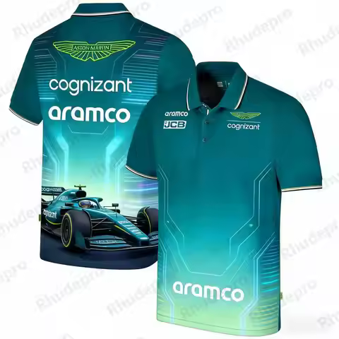 Aston Martin 2026 Polo Shirt Fernando Alonso No. 14 TShirt Spanish Racers Team Racing Quick Drying C