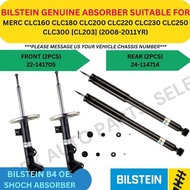 BILSTEIN GENUINE ABSORBER (FRONT, REAR) FOR MERC CLC160 CLC180 CLC200 CLC220 CLC230 CLC250 CLC300 [C