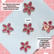 PREMIUM STAR FLOWER ARRANGEMENT SEQUINS