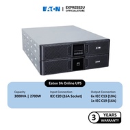 EATON 9A 3000VA RACK2U ONLINE DOUBLE CONVERSION UPS - 3 YEARS WARRANTY