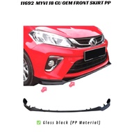 Perodua Myvi 2018 2019 2020 gear up OEM front lip skirt diffuser bodykit body kit spoiler